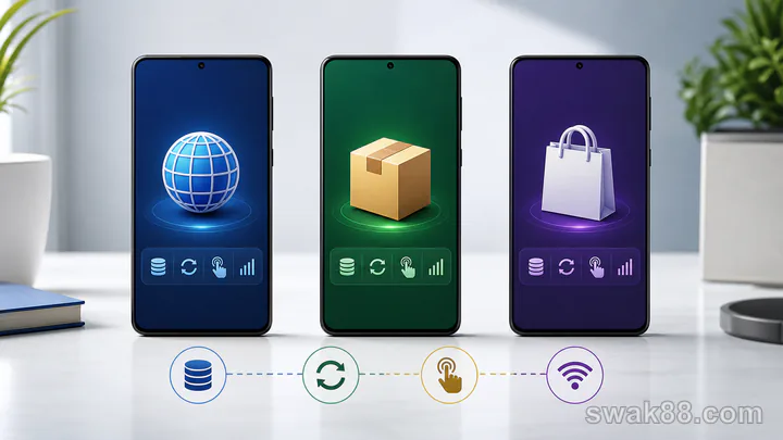 Browser, APK, and store-based casino app options on Android phones